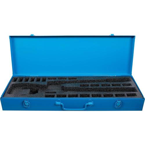 Caisse à Outils Métallique Vide - 61,5 x 21,5 x 9,8 cm - Robuste et Spacieuse, Pro - D-Work