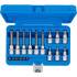 Jeu de Douilles Profil T Plus 6,3 mm (1/4) - 6 à 12EP, 6 pcs - Précision et Robustesse, Acier - D-Work