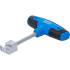 Outil de Desserrage de Raccords de Tuyaux Flexibles - 14,1 x 3,1 x 21,4 cm - Acier, Pratique et Robuste - D-Work