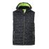 Gilet Sans Manches de Travail Teddy 4XL – Noir/Jaune Fluo – Confort et Praticité – NINE WORTHS - NINE WORTHS