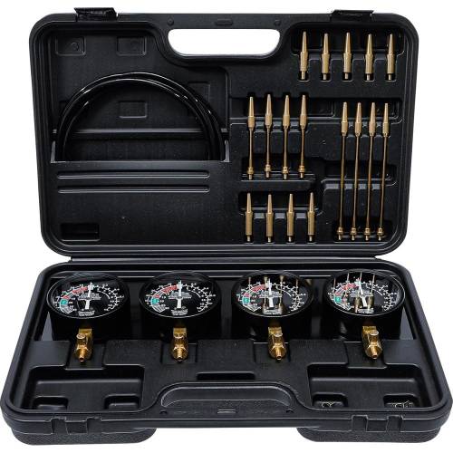Kit Testeur de Synchronisation de Carburateur 26 pcs - 4 Chronos Inclus - Précision et Facilité d Utilisation - D-Work