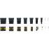 Assortiment de Connecteurs 350 Pièces - Largeur 25 cm, Hauteur 5,4 cm, Profondeur 31,6 cm - Matériau Métal et Plastique - - BGS