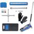 Kit Pneus pour Changement de Roues 10 Pièces - Cric Rouleur 1,5 t - Pratique et Complet pour Entretien Auto - BGS