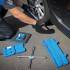 Kit Pneus pour Changement de Roues 10 pcs - Cric Rouleur 1,5 t - Pratique et Complet pour Entretien Auto - D-Work
