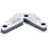 Support Magnétique Puissant en L - 12,1x2,5x14,1 cm - Acier, Fixation Stable et Pratique - - BGS
