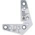 Support Magnétique Puissant en L - 12,1 x 2,5 x 14,1 cm - Acier, Fixation Stable et Pratique - D-Work