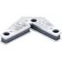 Support Magnétique Puissant en L - 12,1x2,5x14,1 cm - Acier, Fixation Stable et Pratique - - BGS