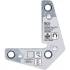 Support Magnétique Puissant en L - 12,1x2,5x14,1 cm - Acier, Fixation Stable et Pratique - - BGS