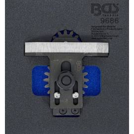 Insert de Servante d Atelier 1/6 - Outil Rotation Vilebrequin pour Iveco - Précision et Robustesse - BGS