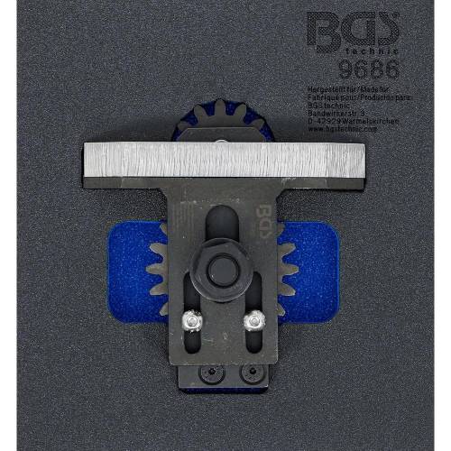 Insert de Servante d Atelier 1/6 - Outil Rotation Vilebrequin pour Iveco - Précision et Robustesse - BGS