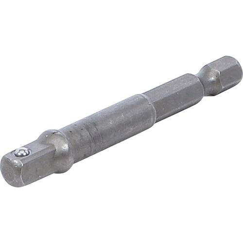 Adaptateur pour Perceuses - Empreinte Six Pans Mâle 6,3 mm sur Carré Mâle 6,3 mm - Compatibilité et Précision - BGS