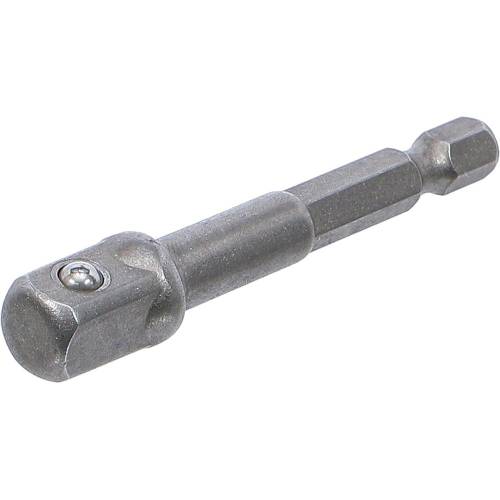Adaptateur Perceuse Empreinte Six Pans 6,3 mm - Carré Mâle 10 mm - Compatibilité et Précision, Acier - D-Work