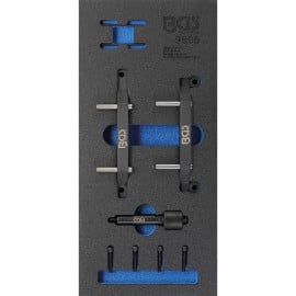 Insert de Servante d Atelier 1/3 - Coffret de Calage 9 pièces - Pour Jeep 3,0 V6 Diesel - Organisation et Protection - BGS