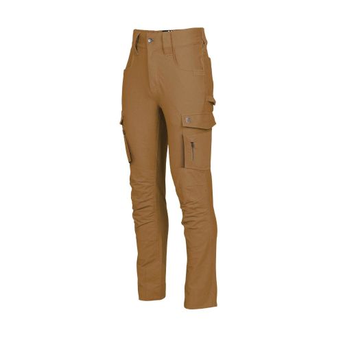 Pantalon de Travail NATE - Taille 38 - Camel - Résistant et Confortable - NINE WORTHS
