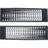 Jeu de Rampes d’Accès Plastique Extra Plat 2 Pièces - 201x80x697 mm - Résistantes et Pratiques pour Chargement Facile - BGS