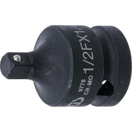 Adaptateur Clé à Douille à Choc 1/2 Femelle - 1/4 Mâle - Acier Résistant - Compatibilité et Robustesse - BGS