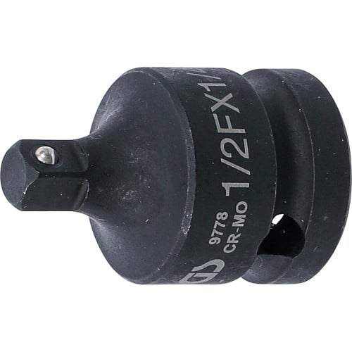 Adaptateur Clé à Douille à Choc 1/2 Femelle - 1/4 Mâle - Acier Résistant - Compatibilité et Robustesse - D-Work