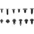 Assortiment de Clips Sapin Plastiques Universels - 192 Pièces - Fixation Rapide et Polyvalente - BGS