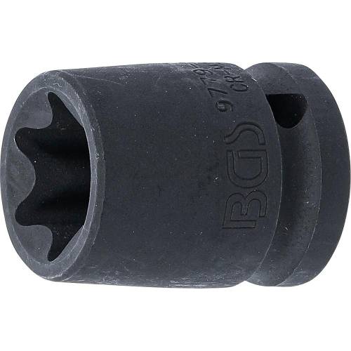 Douille à Choc Profil E 12,5 mm (1/2 ) E24 - - Puissance et Précision - BGS
