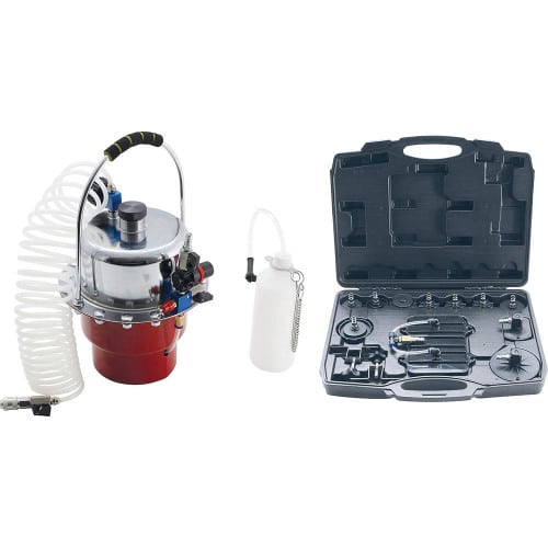 Jeu d’Adaptateurs et Purgeurs de Frein Pneumatique 17 pièces - Acier Robuste - Entretien Facile et Efficace - BGS