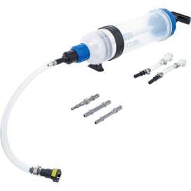 Pompe à Main 1500 ml - Avec Jeu d’Adaptateurs - Polyvalente et Pratique pour Transfert Liquides - BGS