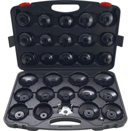 Jeu de Clés à Filtres Cloches 30 Pièces - Acier Résistant - Montage et Entretien Faciles - BGS