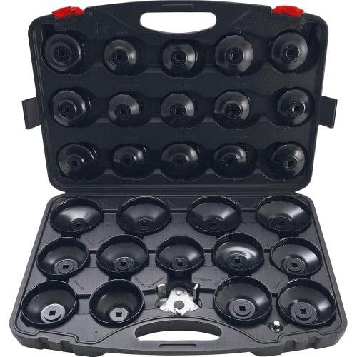 Jeu de Clés à Filtres Cloches 30 Pièces - Acier Résistant - Montage et Entretien Faciles - BGS