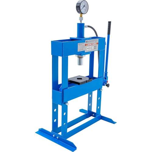 Presse d Atelier Hydraulique 10 Tonnes - 57,5x19x82 cm - Acier Robuste - Puissance et Précision - BGS