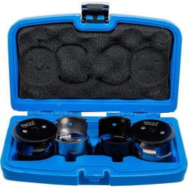 Jeu de 4 Cloches pour Filtre d'Huile D.60-80 / 80-96 mm - Acier Robuste - Adaptabilité et Praticité - D-Work