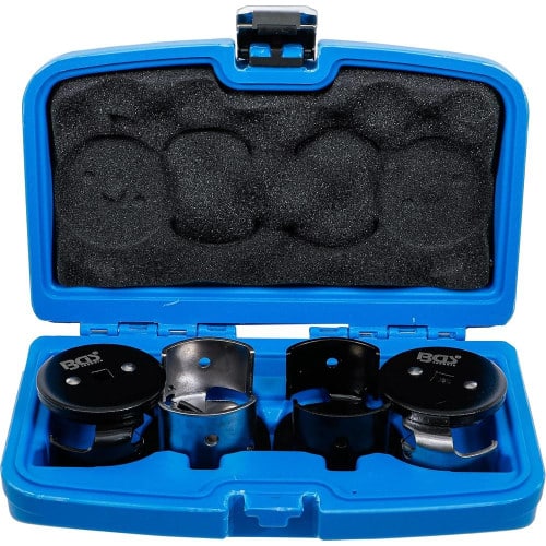 Jeu de 4 Cloches pour Filtre d’Huile Ø60-80 / 80-96 mm - Acier Robuste - Adaptabilité et Praticité - BGS