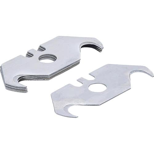 Jeu de Lames Crochets 19 mm - 5 Pièces - Acier Durable - Précision et Polyvalence - BGS