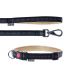 Laisse et collier Soft Style 2,5 cm taille XL (40 à 64 cm) x L. 120 cm en nylon Beige/Noir pour chien - JB44 - Happet