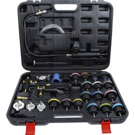 Testeur de Circuit de Refroidissement 27 pcs - Système de Remplissage - Diagnostic Précis et Complet - D-Work