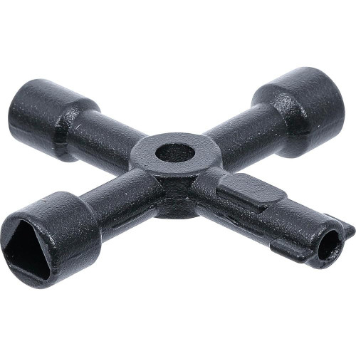 Clé Universelle pour Armoire Technique - 16 x 10 x 2 cm - Acier, Précise et Robuste - Pro - D-Work