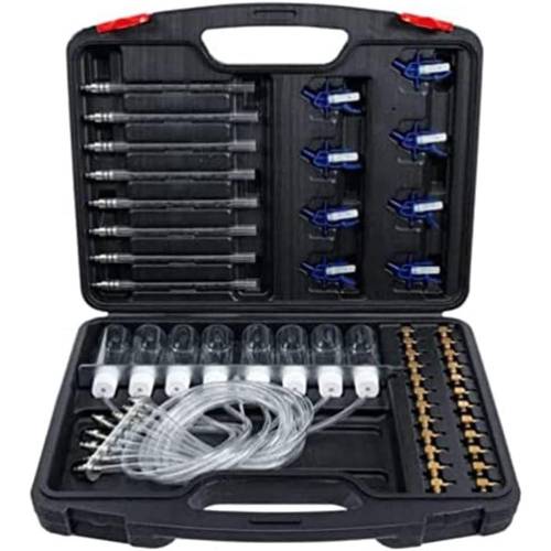 Testeur Common Rail avec 32 Adaptateurs - Largeur 31,4 cm, Hauteur 8,3 cm, Profondeur 40,2 cm - Précision et Compatibilité - BGS