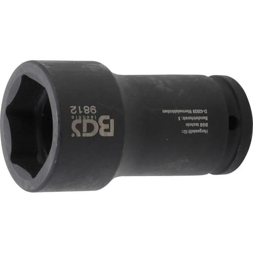 Douille à Choc Six Pans Longue 20 mm (3/4 ) - 38 mm - Pour FUSO / Mitsubishi - Robuste et Précise - BGS