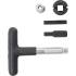 Jeu de Clés Universelles de Service d’Huile 5 pièces - 6,3 mm (1/4 ) / 10 mm (3/8 ) - Pour Bouchons de Vidange Plastique - - BGS
