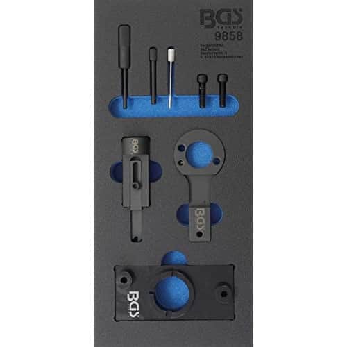 Coffret de Calage pour Opel 2.0 CDTi / EcoFLEX - 20,5x6x43,2 cm - Kit de Précision pour Réglage Moteur - BGS