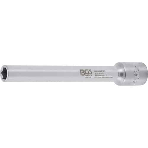 Douille Hexagonale Extra Longue 8 mm - Transmission Carré Femelle 10 mm (3/8 ) - Précision et Durabilité - BGS