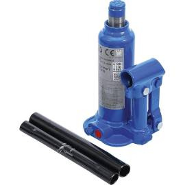 Cric à Vérin Hydraulique 2 t - 11 x 10.9 x 18.7 cm - Acier Robuste - Levage Sécurisé et Pratique - D-Work