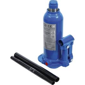 Cric à Vérin Hydraulique 5 t - 127x133x238 mm - Acier Robuste - Levage Sécurisé et Pratique - BGS