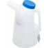 Broc à Bec Verseur Flexible 2L - Plastique, Couvercle Inclus - Pratique et Ergonomique, Pro - D-Work