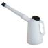Broc à Bec Verseur Flexible 1L - Plastique, Couvercle Inclus - Pratique et Ergonomique - BGS