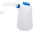 Broc à Bec Verseur Flexible 3L - Plastique, Couvercle Inclus - Pratique et Ergonomique - BGS