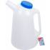 Broc à Bec Verseur Flexible 3L - Plastique, Couvercle Inclus - Pratique et Ergonomique - BGS