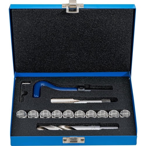 Kit de Réparation de Filets M16 x 1,5 - 14 pcs - Acier Résistant - Réparation et Restauration Fiables - D-Work