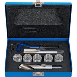 Kit de Réparation de Filets M24 x 2,0 - 9 Pièces - Acier Résistant - Réparation et Rénovation Fiables - BGS