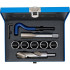 Kit de Réparation de Filets M24 x 2,0 - 9 pcs - Acier Résistant - Réparation et Rénovation Fiables - D-Work