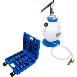 Appareil de Remplissage Boîte de Vitesse 7L - Pompe à Main avec 8 Adaptateurs - Pratique et Polyvalent - BGS