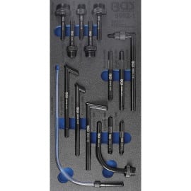 Jeu d Adaptateurs pour Remplissage de Boîte de Vitesse 15 Pièces - - Compatibilité Universelle et Praticité - BGS